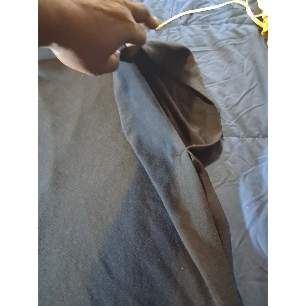 Lululemon Pranayama Scarf Wrap Black Nimbus Wool Poncho‎ Shawl One Size O/S